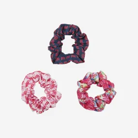 Boston Red Sox Mini Print 3 Pack Scrunchies