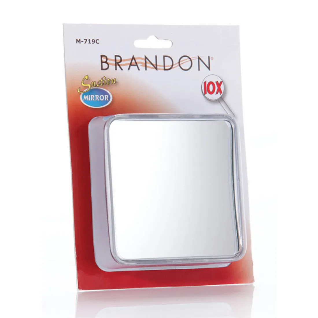 Brandon Square Suction Cup Mirror 4"