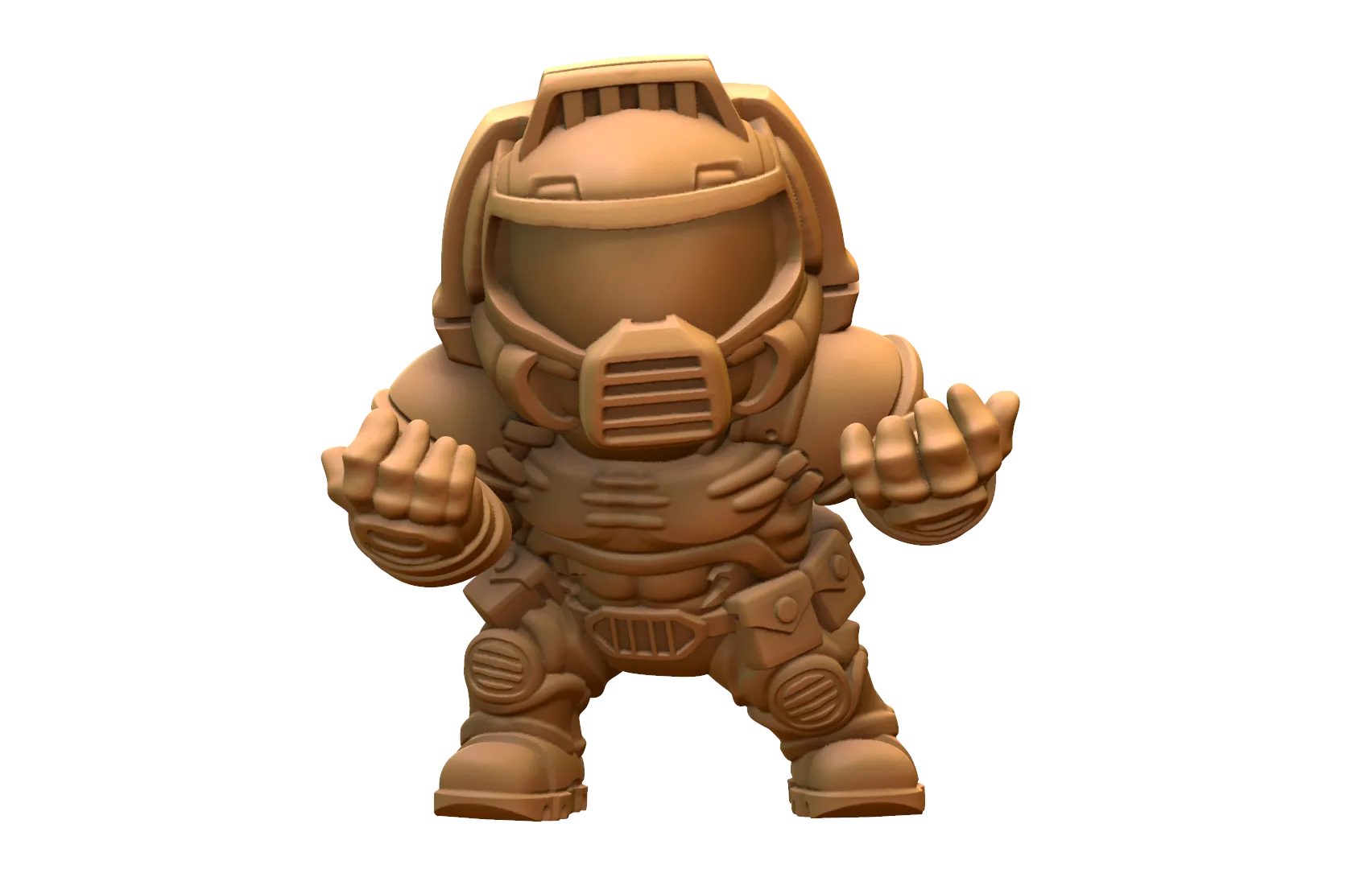 Capsule Chibi - Classic Doomguy