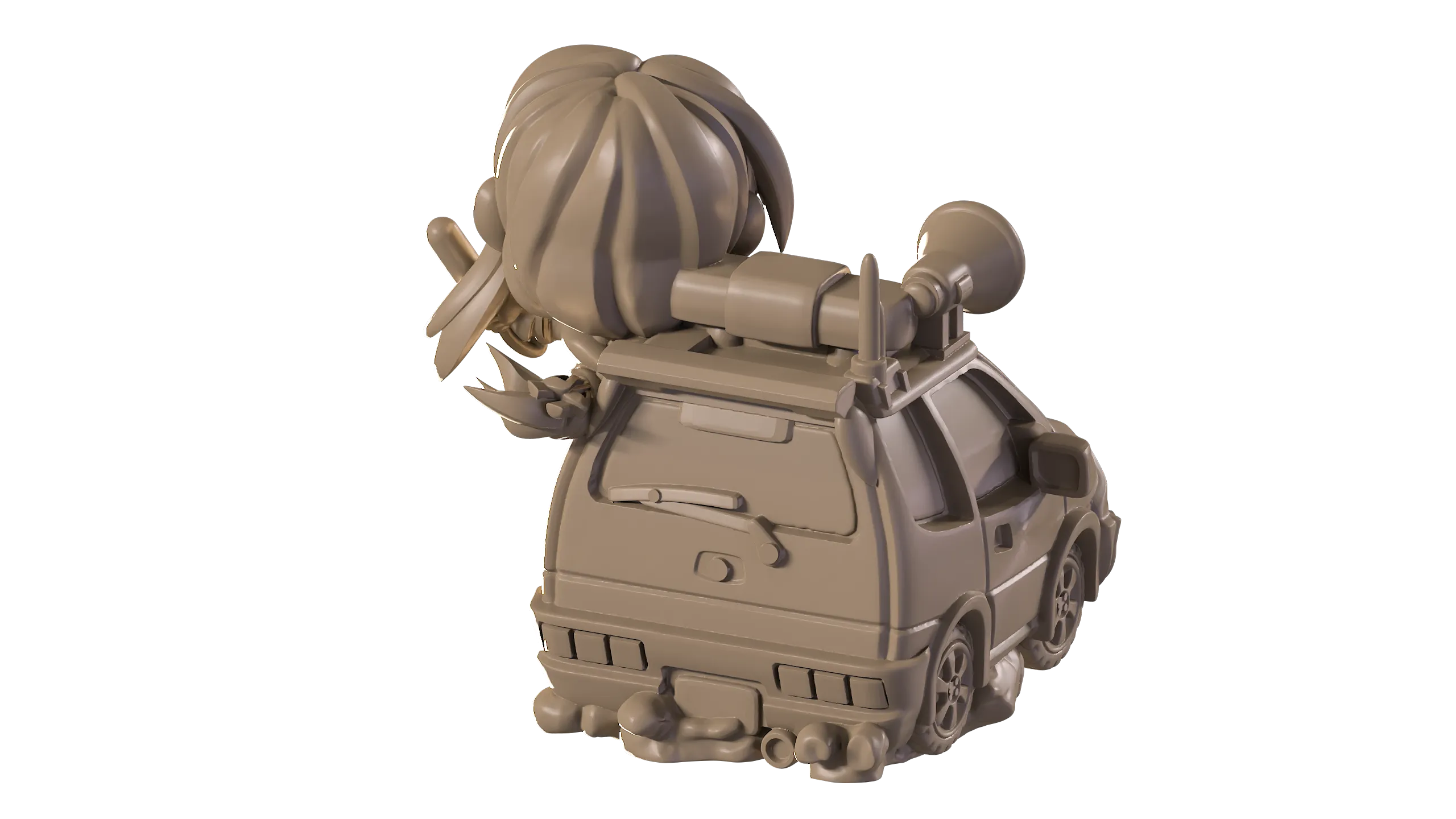 Capsule Chibi - Miyuki W/Car