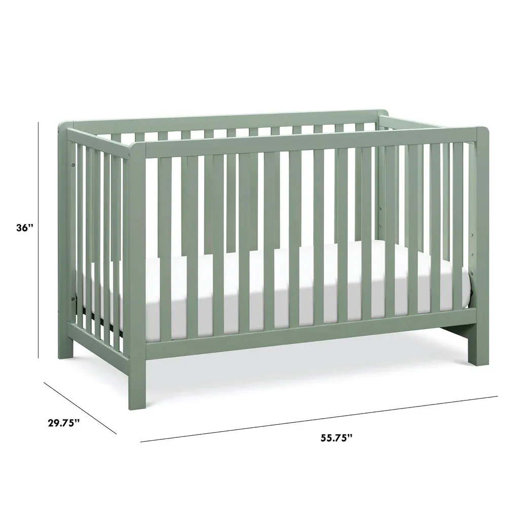 CARTERS by DAVINCI Colby 4-in-1 Low-profile Convertible Crib