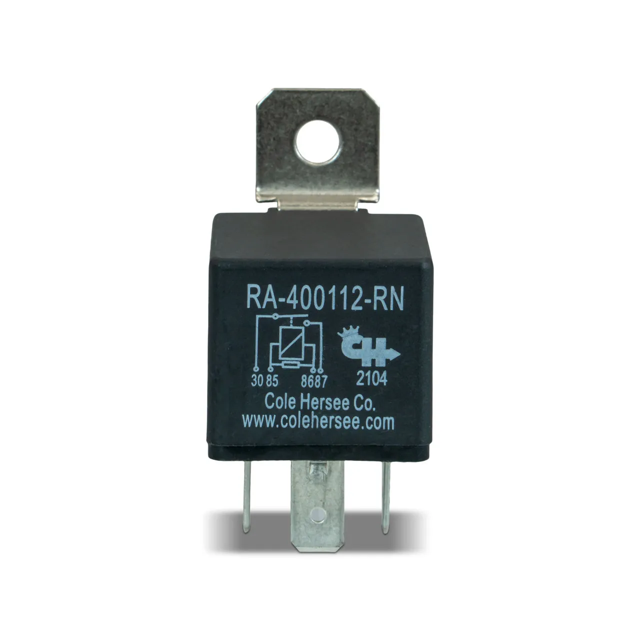 CH RC-400112-NN-BX Cole Hersee ISO Mini Relay (4 Blade, 12V dc, 40A, SPDT)