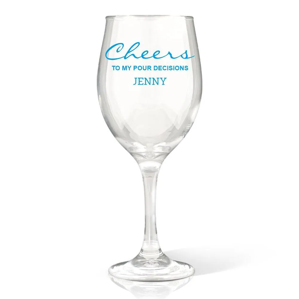 Cheers Wine Glass