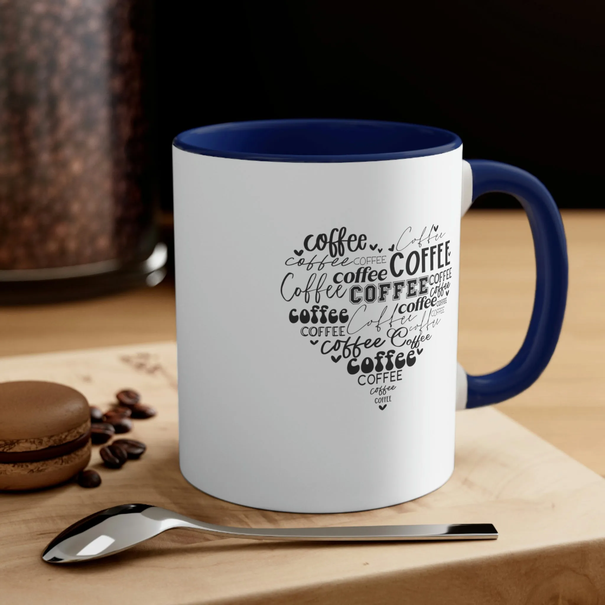 Coffee Heart - Accent Coffee Mug 11oz