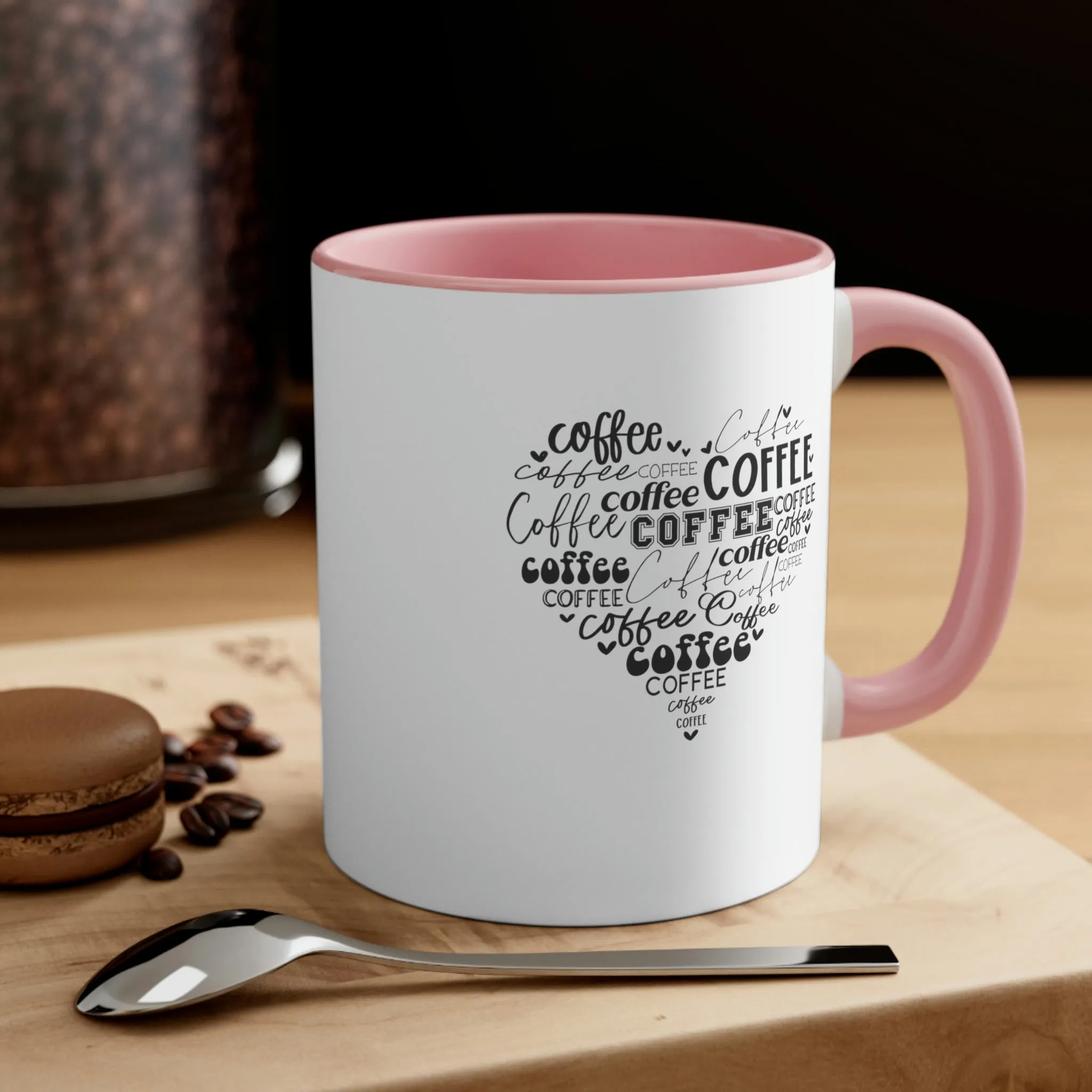 Coffee Heart - Accent Coffee Mug 11oz