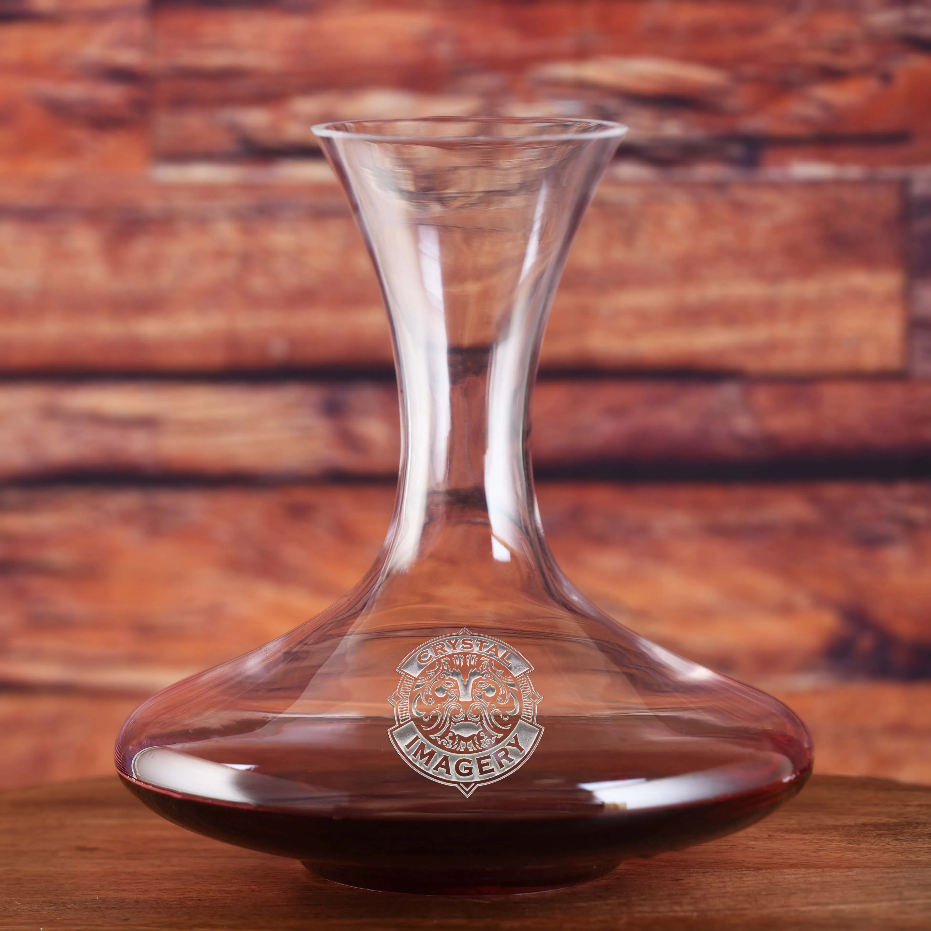 Company Logo Wine Decanter