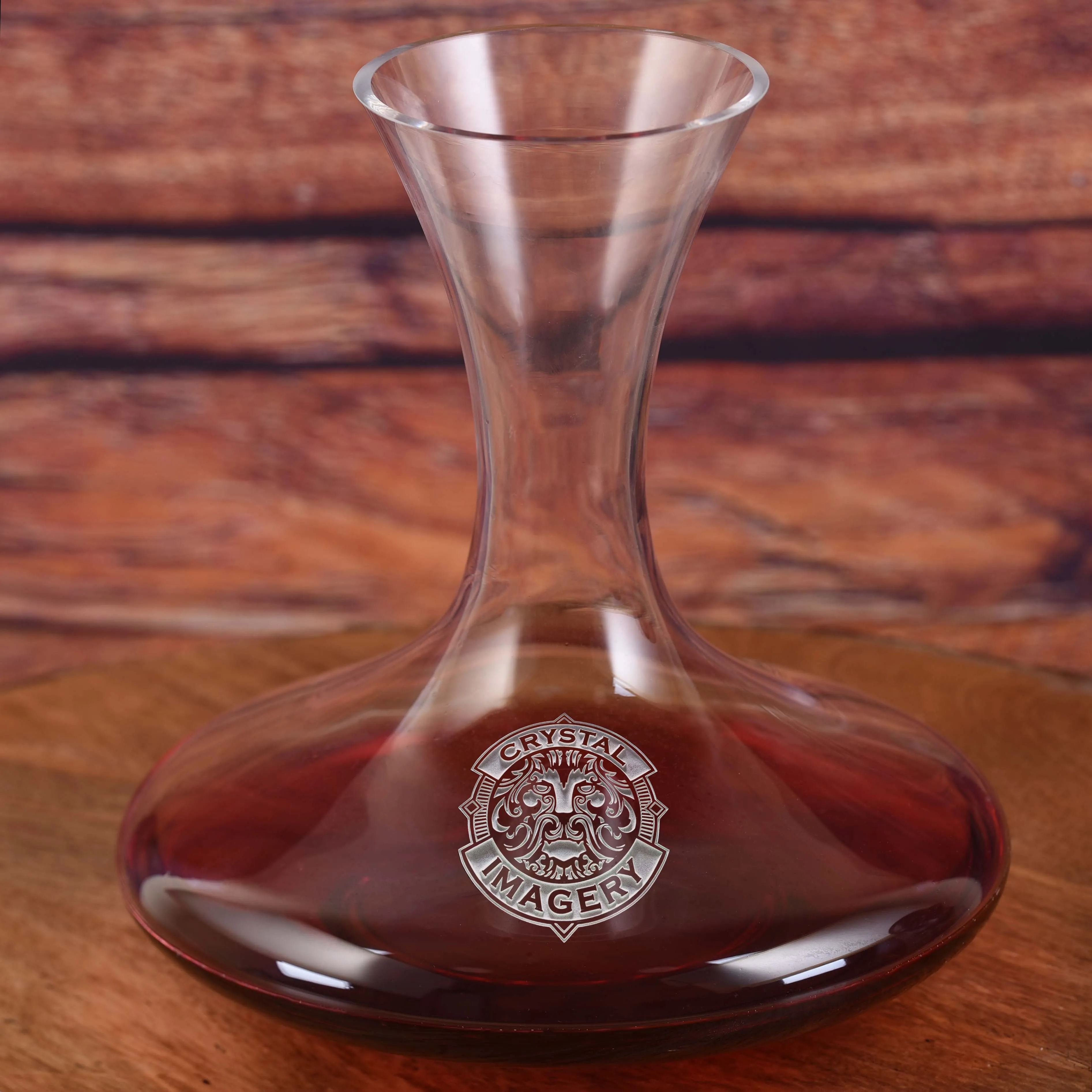 Company Logo Wine Decanter