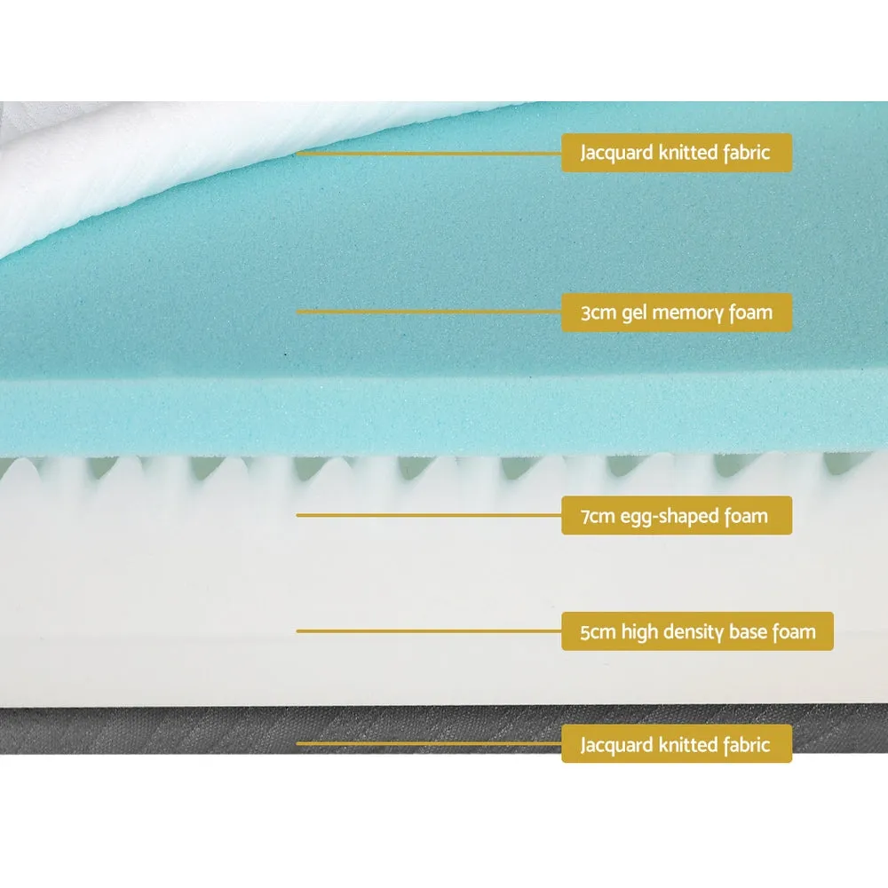 Cool Gel Memory Foam Mattress 15cm Single - Giselle Bedding