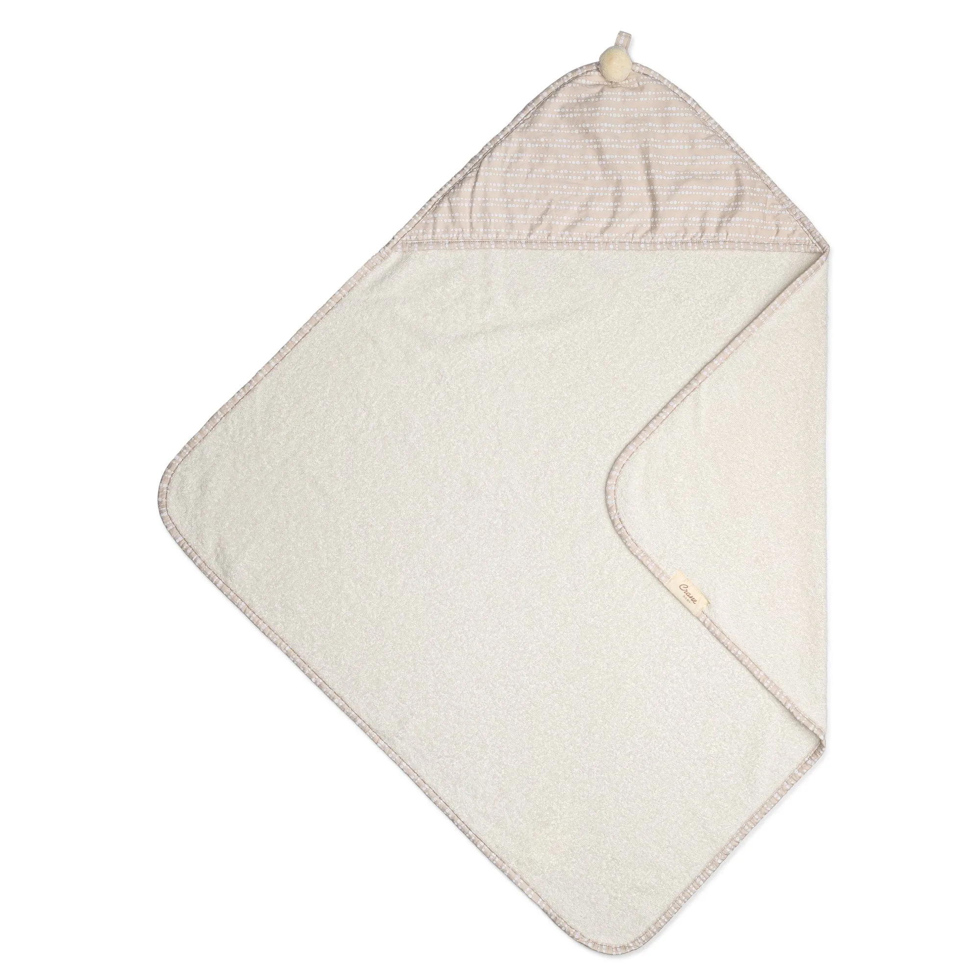 Crane Baby Cove Baby Hooded Towel (Dot)