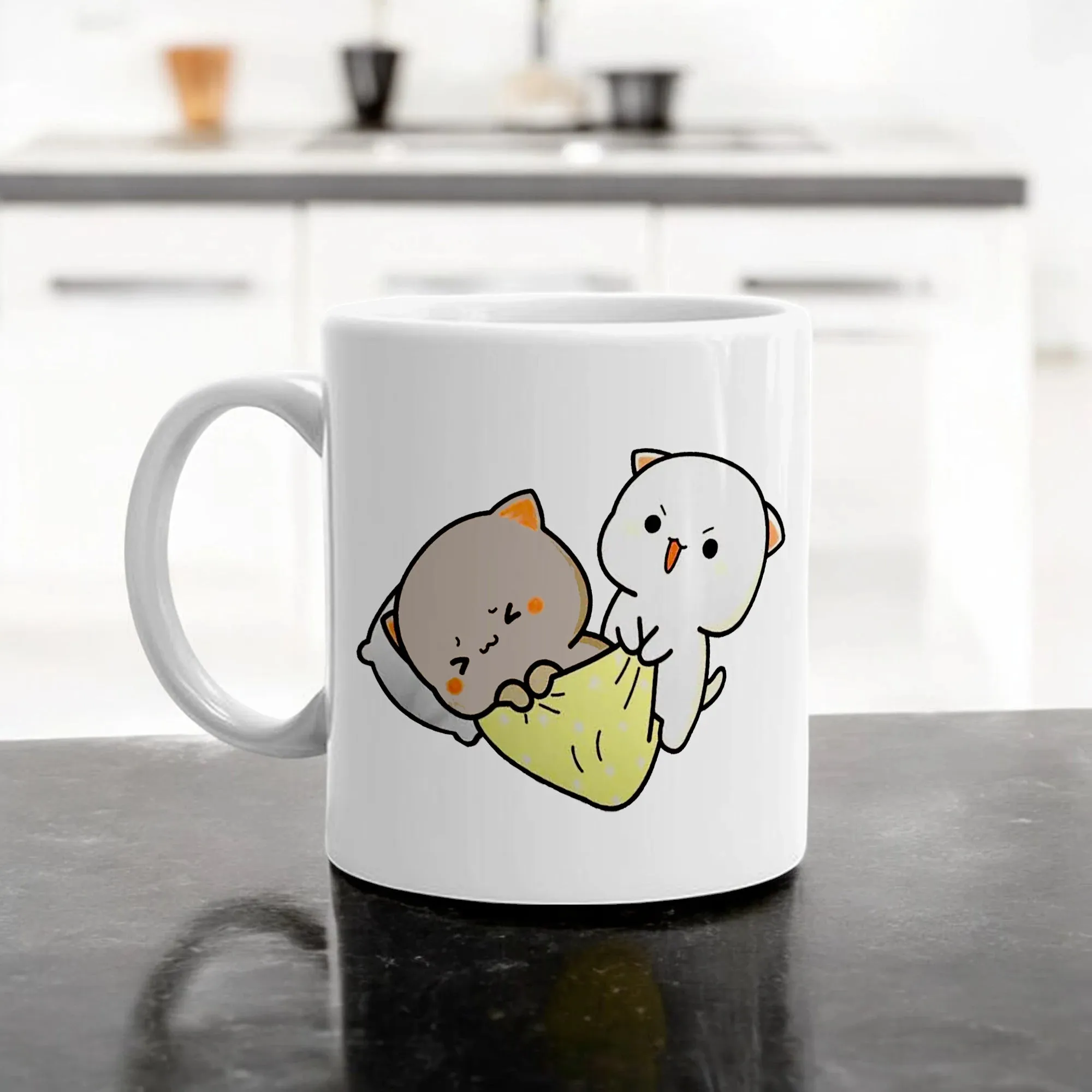 Cute Bugu Dugu Cartoon Printed Mug for Gift