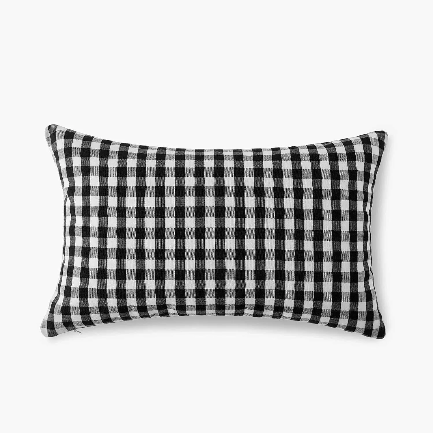 Deevine Craft Reliance Fibre Filled Pillow Set, 16x24 Inch, Antique Black and White, 2 Piece