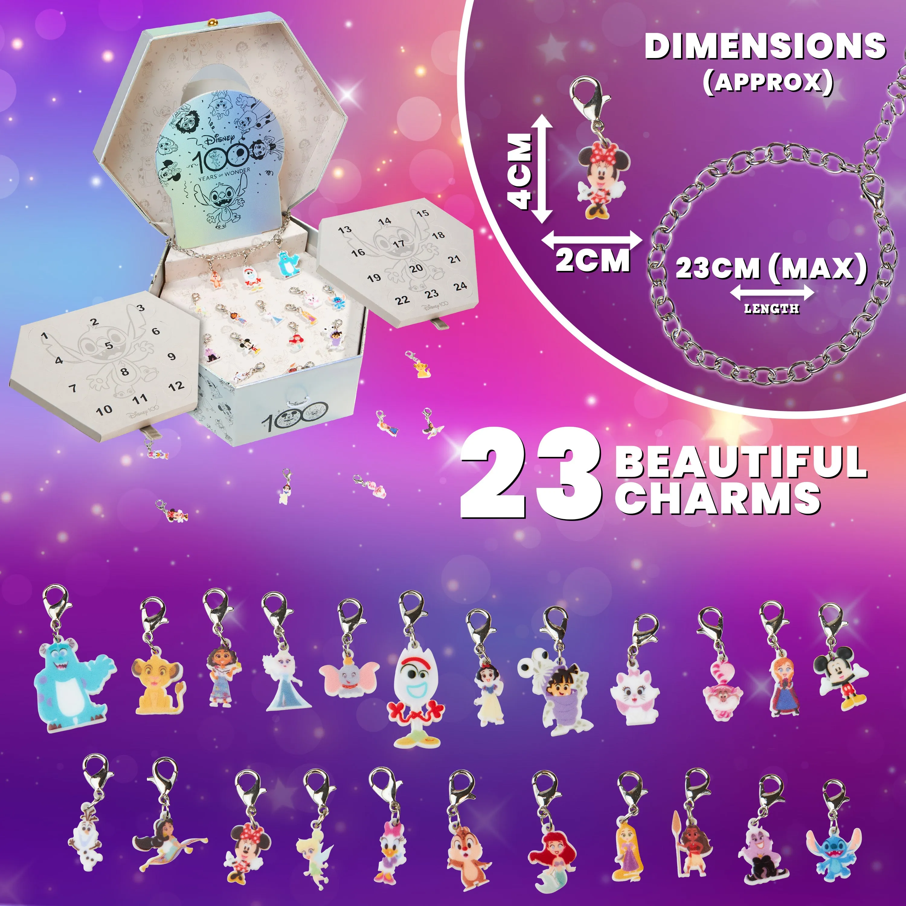 Disney Stitch Advent Calendar 2025 for Girls - Christmas Countdown Calendar