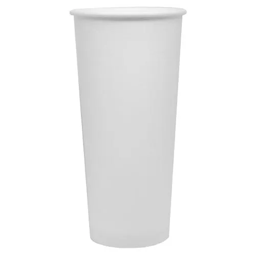 Disposable Coffee Cups - 24oz Paper Hot Cups - White (90mm) - 500 ct