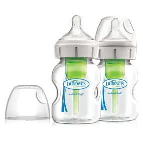 Dr Brown's Options  Anti-Colic Glass Bottle Twin Pack