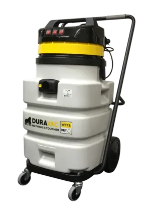 Duravac 107L Industrial Wet & Dry Vacuum - 3 Motors Provide Superior Suction