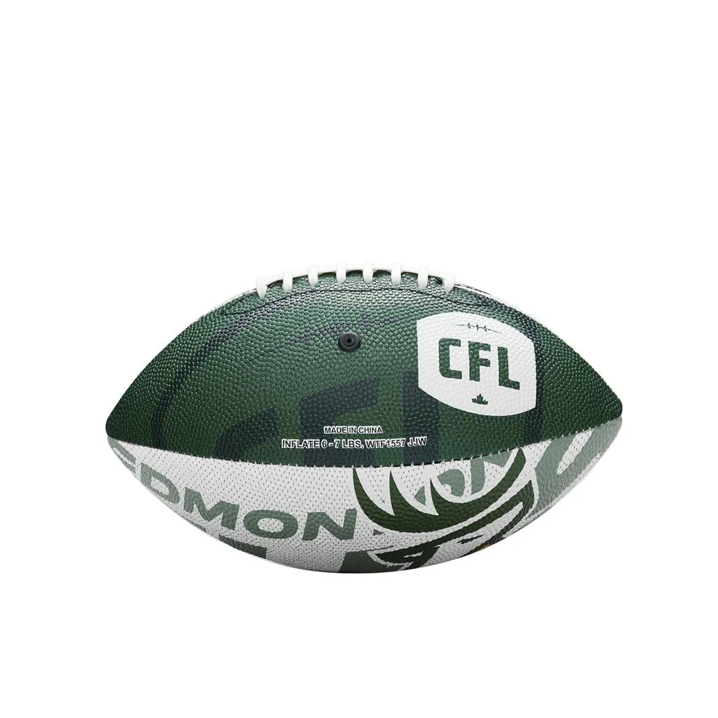 Edmonton Elks CFL Wilson Wraparound Mini Football