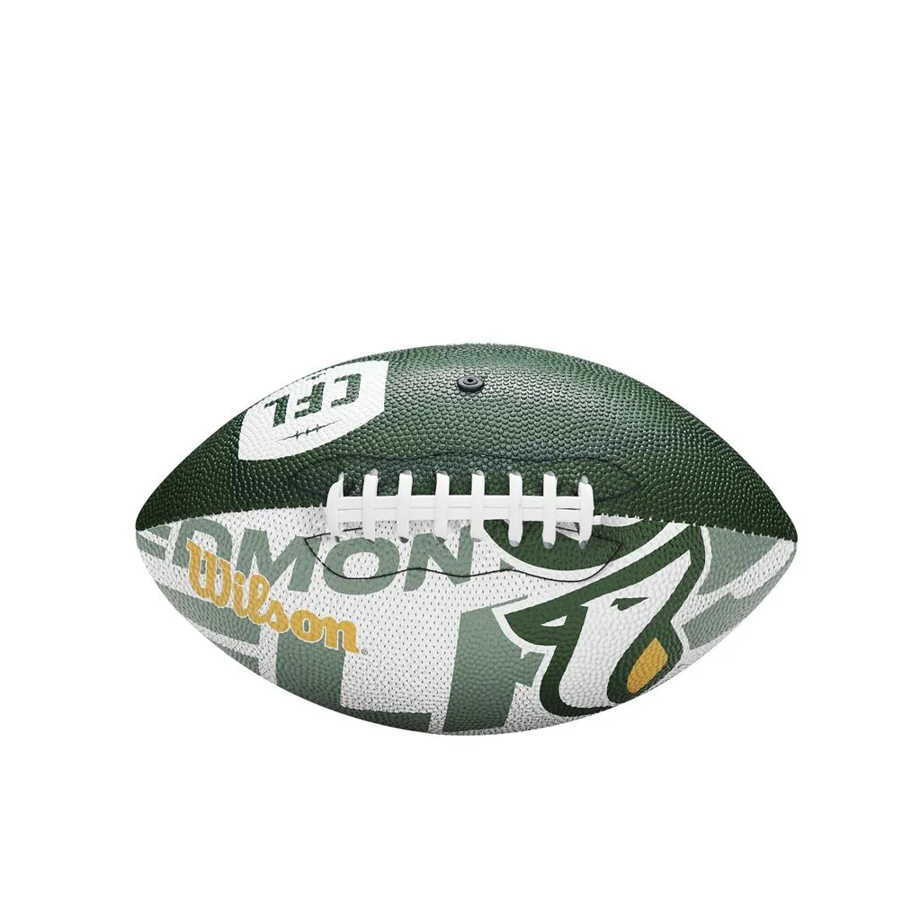 Edmonton Elks CFL Wilson Wraparound Mini Football