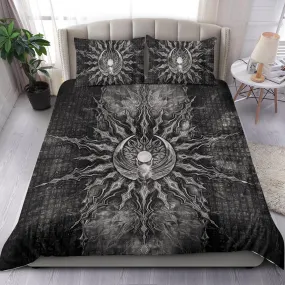 Egyptian Lucky Charm Mandala - Grey | Bedding Set | Mandalazed