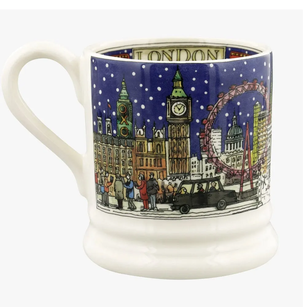 Emma Bridgewater Cities Of Dreams London At Christmas 1/2 Pint Mug