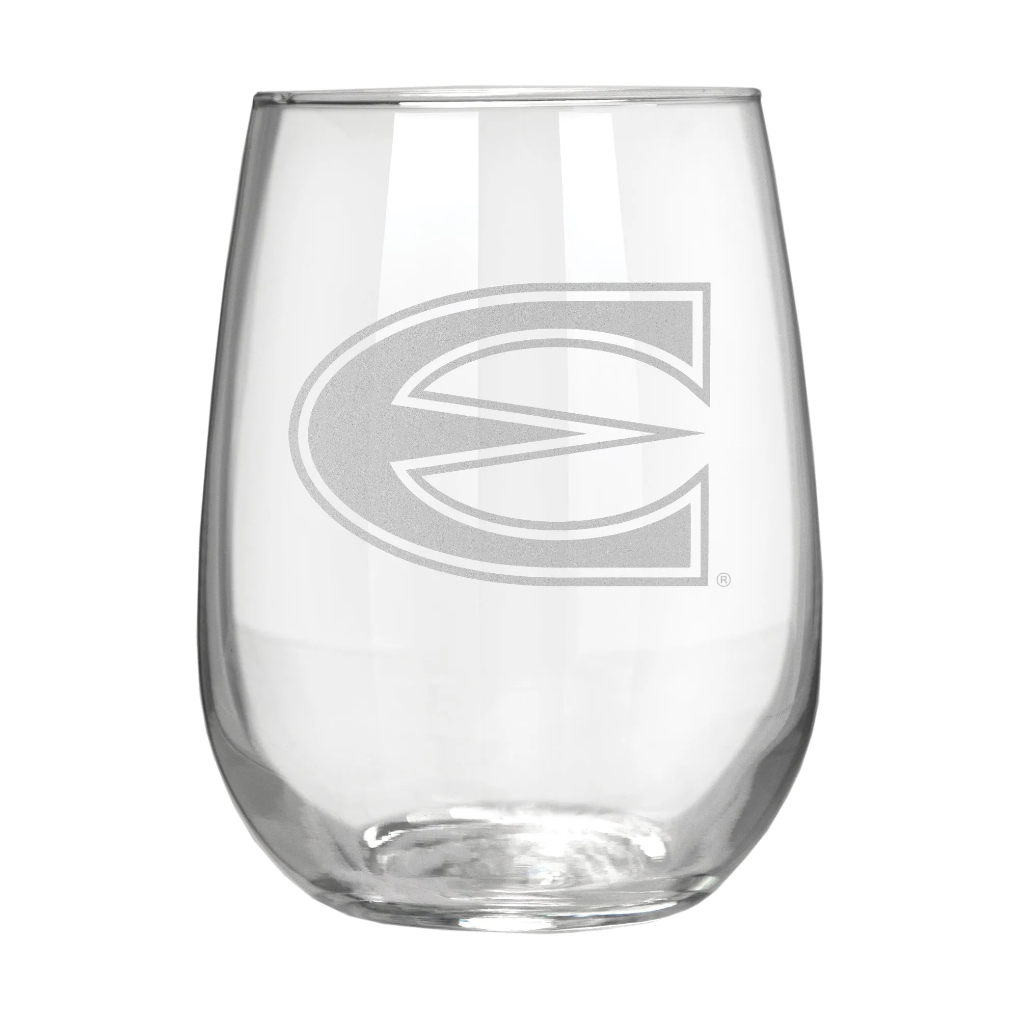 Emporia State Hornets 17 oz. Stemless Wine Glass