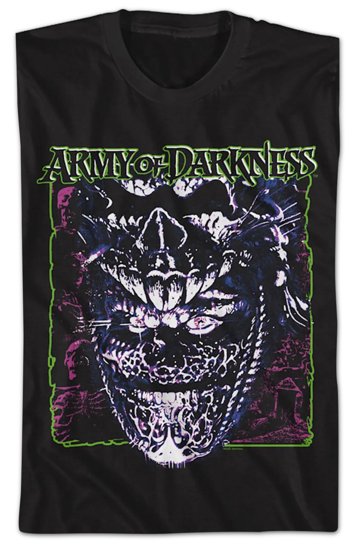 Evil Ash Close-Up Army Of Darkness T-Shirt