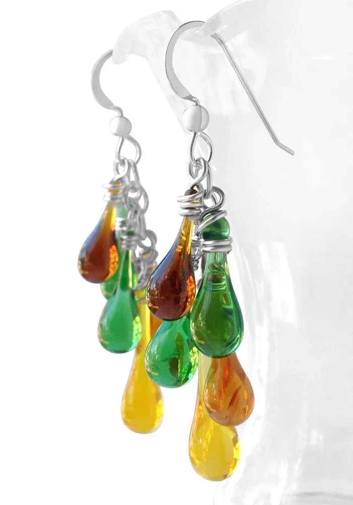 Fall Colors Cascade Earrings