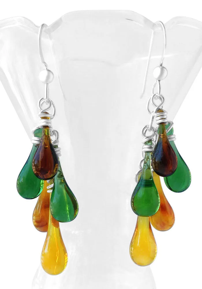 Fall Colors Cascade Earrings