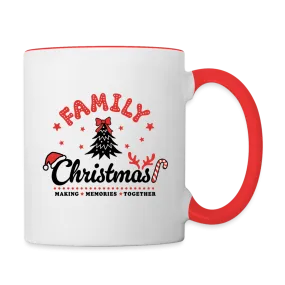 Family Christmas Making Memories Together Coffee Mug