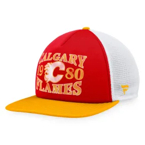 Fanatics Men's NHL Calgary Flames 2023 Heritage Flatbrim Snapback Cap