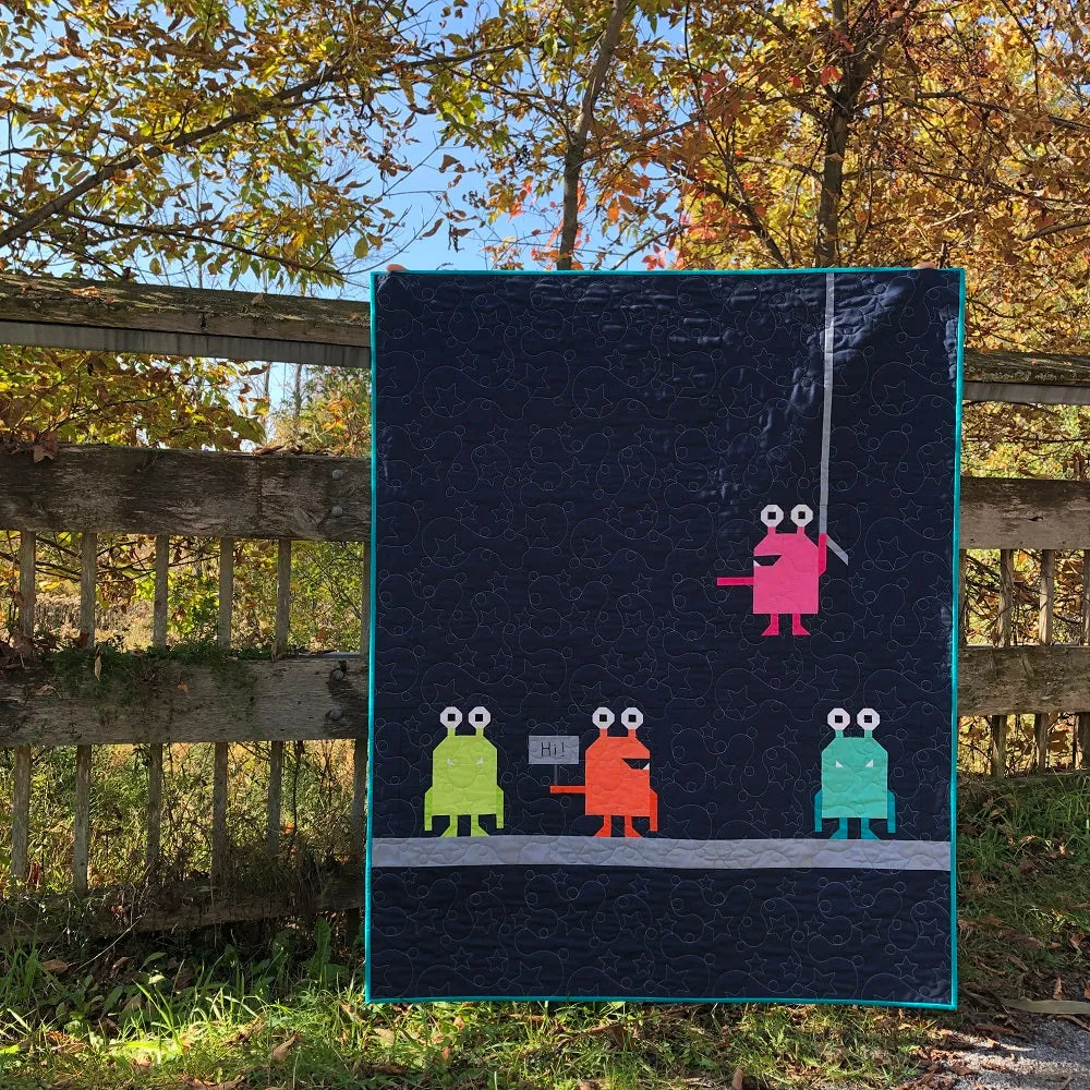 First Contact Printed Quilt Pattern by Apples & Beavers