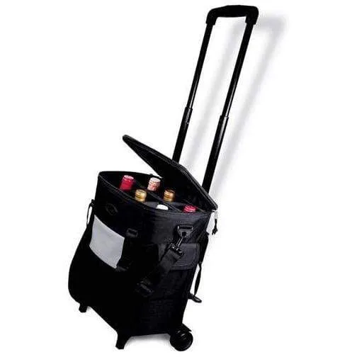 Franmara Six-Bottle Wine Tote with Telescopic Handle