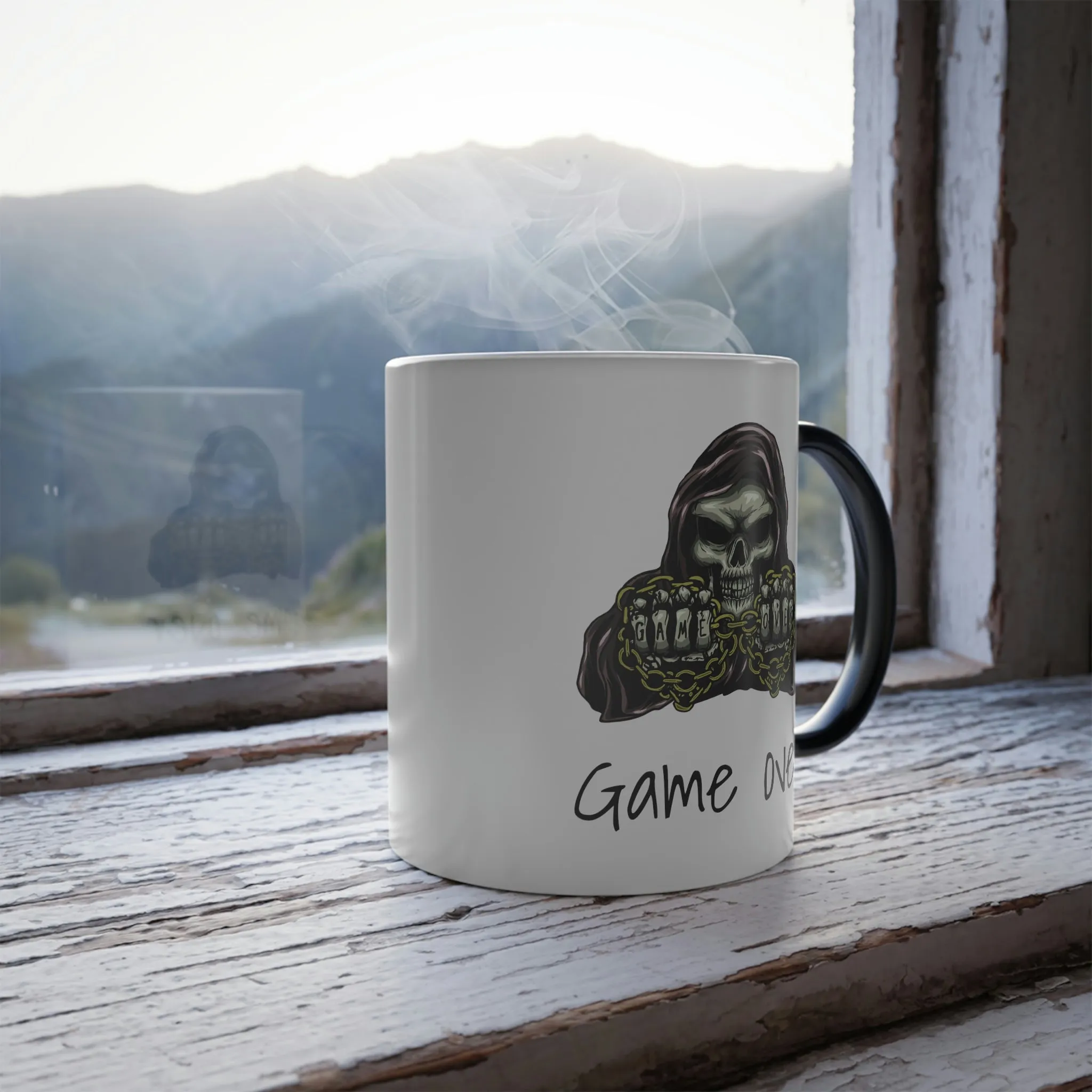 Game over Grim Reaper 11oz Color Morphing Mug