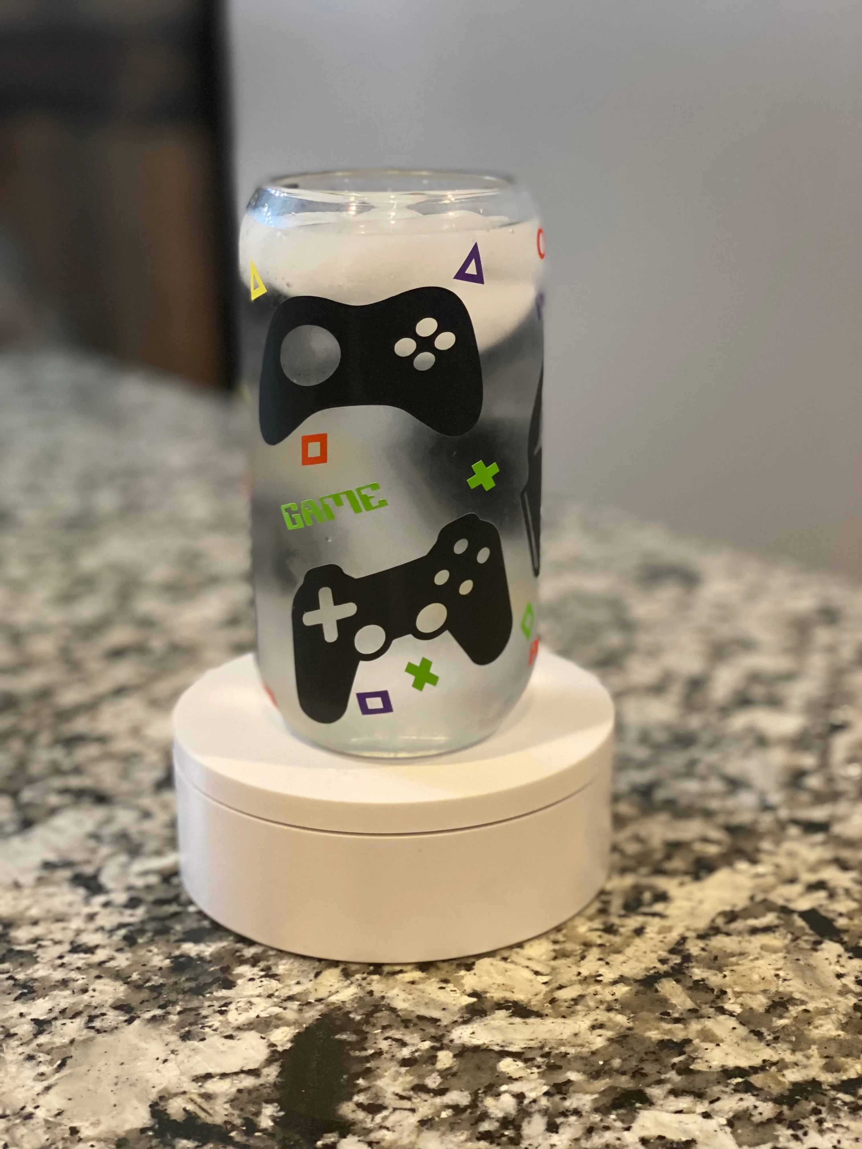 Gamer Fuel Glass Cup