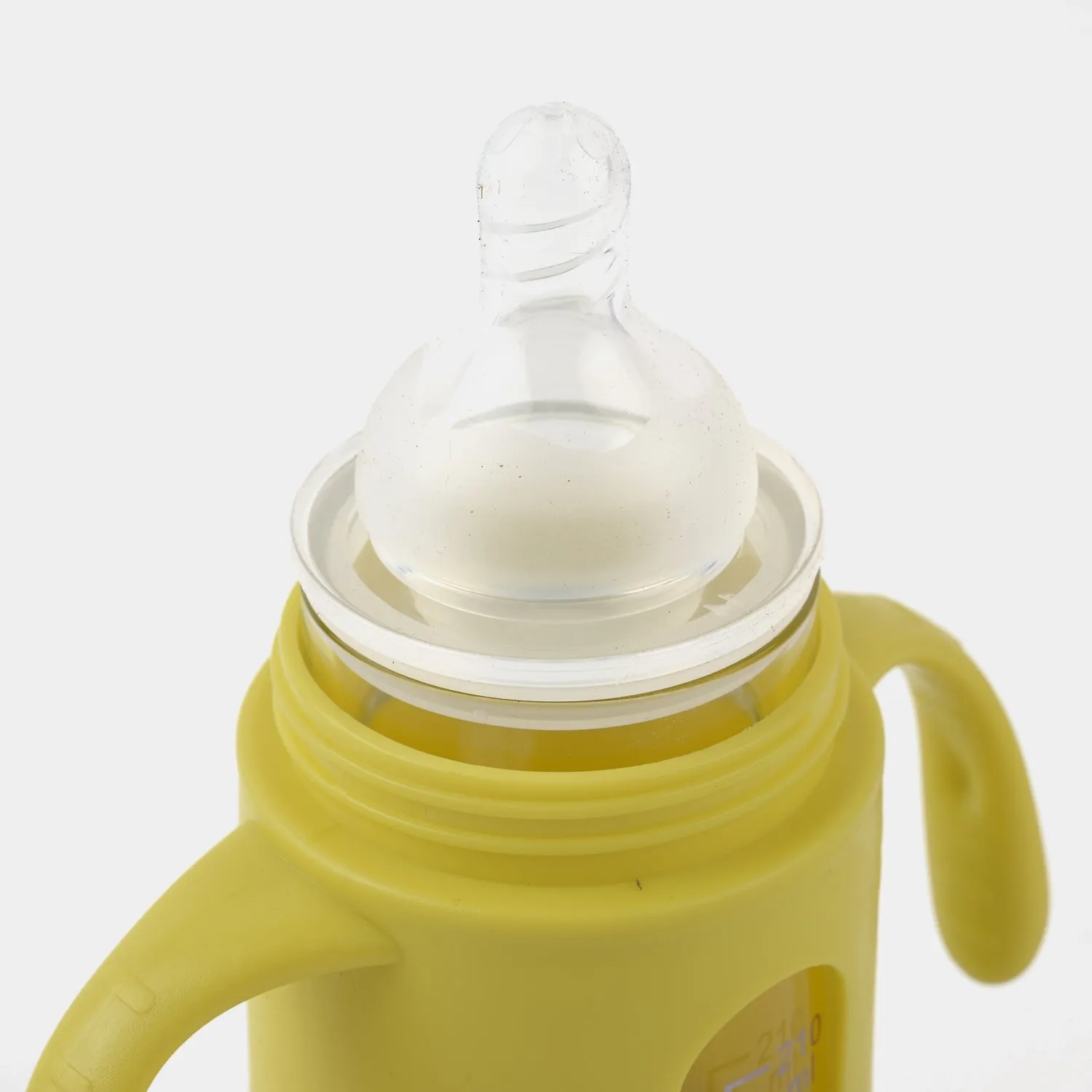 Glass Feeder Bottle 210ml Lemon