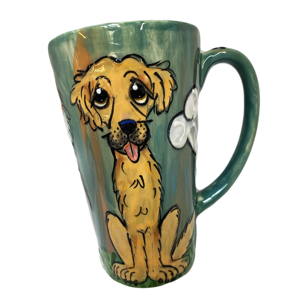 Golden Retriever Tall Latte Mug