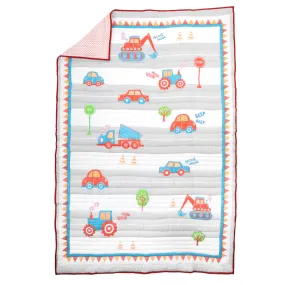 Gudgoodie Premium Cotton Muslin AC Quilt  Blanket- Vehicles