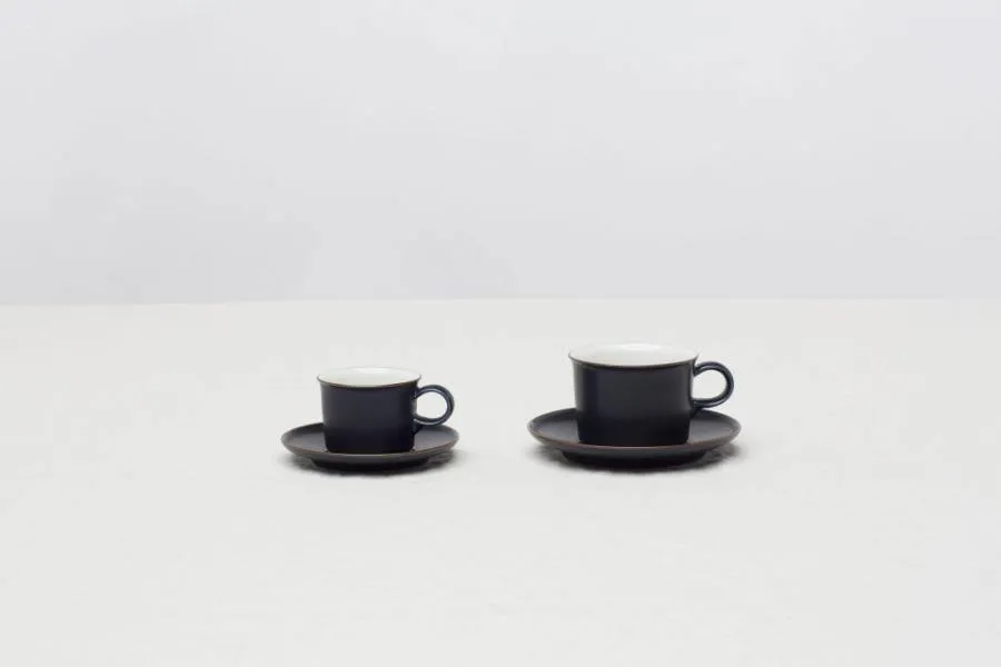 Hakusan Onest Navy Coffee Cup and Saucer