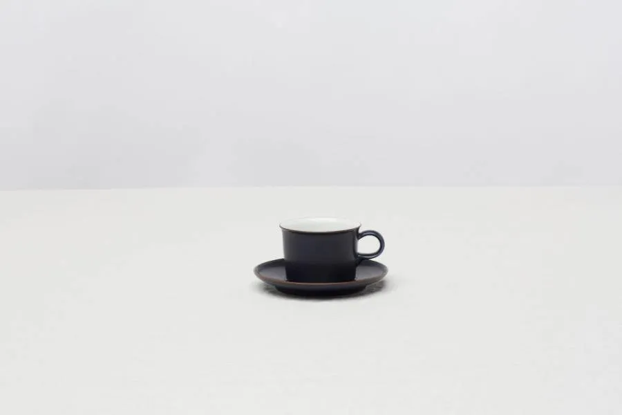 Hakusan Onest Navy Coffee Cup and Saucer