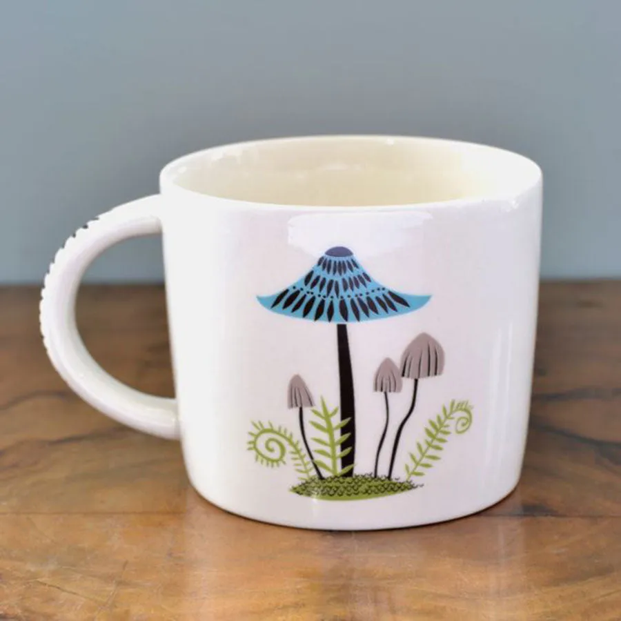 Handmade Ceramic Toadstool Mug x 6