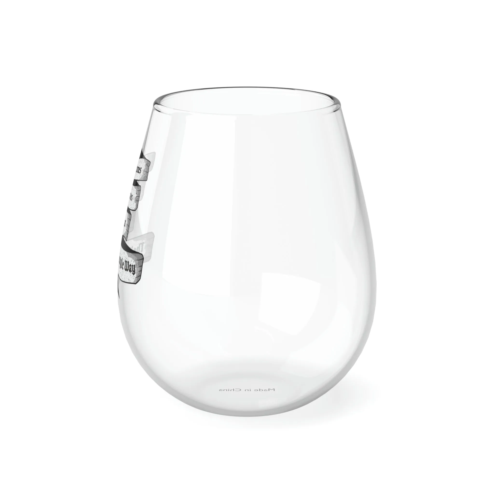 Heroes of Bingle Stemless Wine Glass