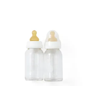 Hevea Glass Baby Bottle 120ml 2Pk