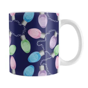 Holiday Lights Pattern Christmas Mug