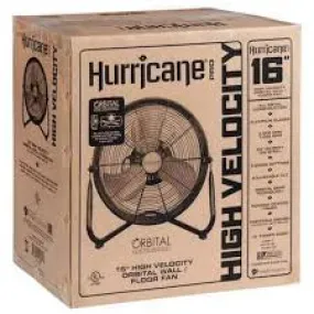 Hurricane Pro Heavy Duty Orbital Wall / Floor Fan