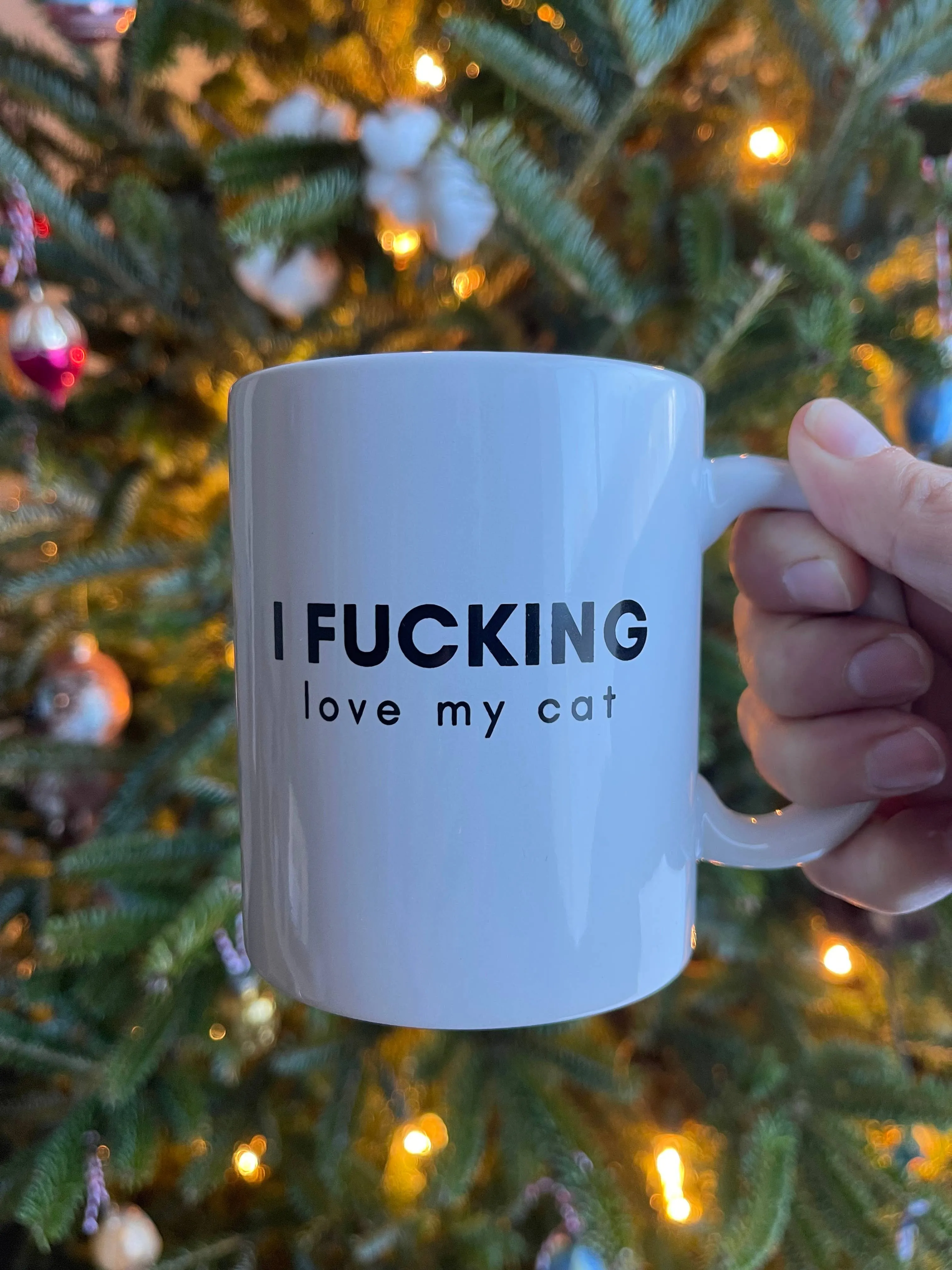 I Fucking Love My Cat Coffee Mug