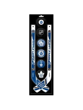 Inglasco NHL Toronto Maple Leafs 8-Pack Mini Stick & Foam Puck Set