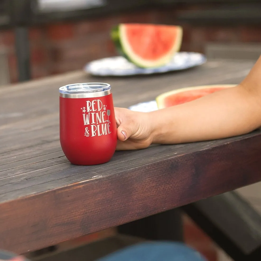 Insulated Stemless Stainless Steel Wine Mug