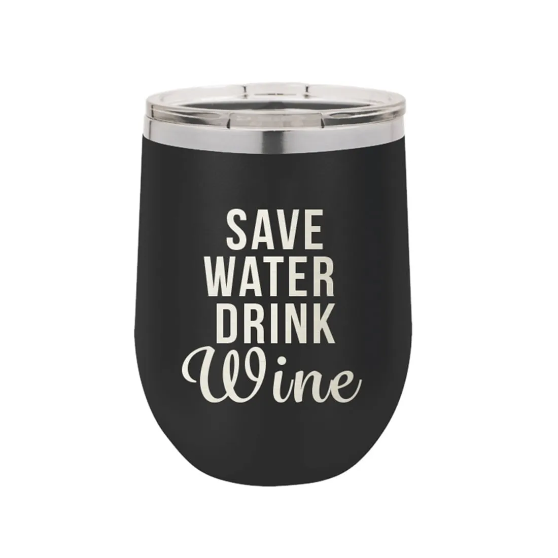 Insulated Stemless Stainless Steel Wine Mug