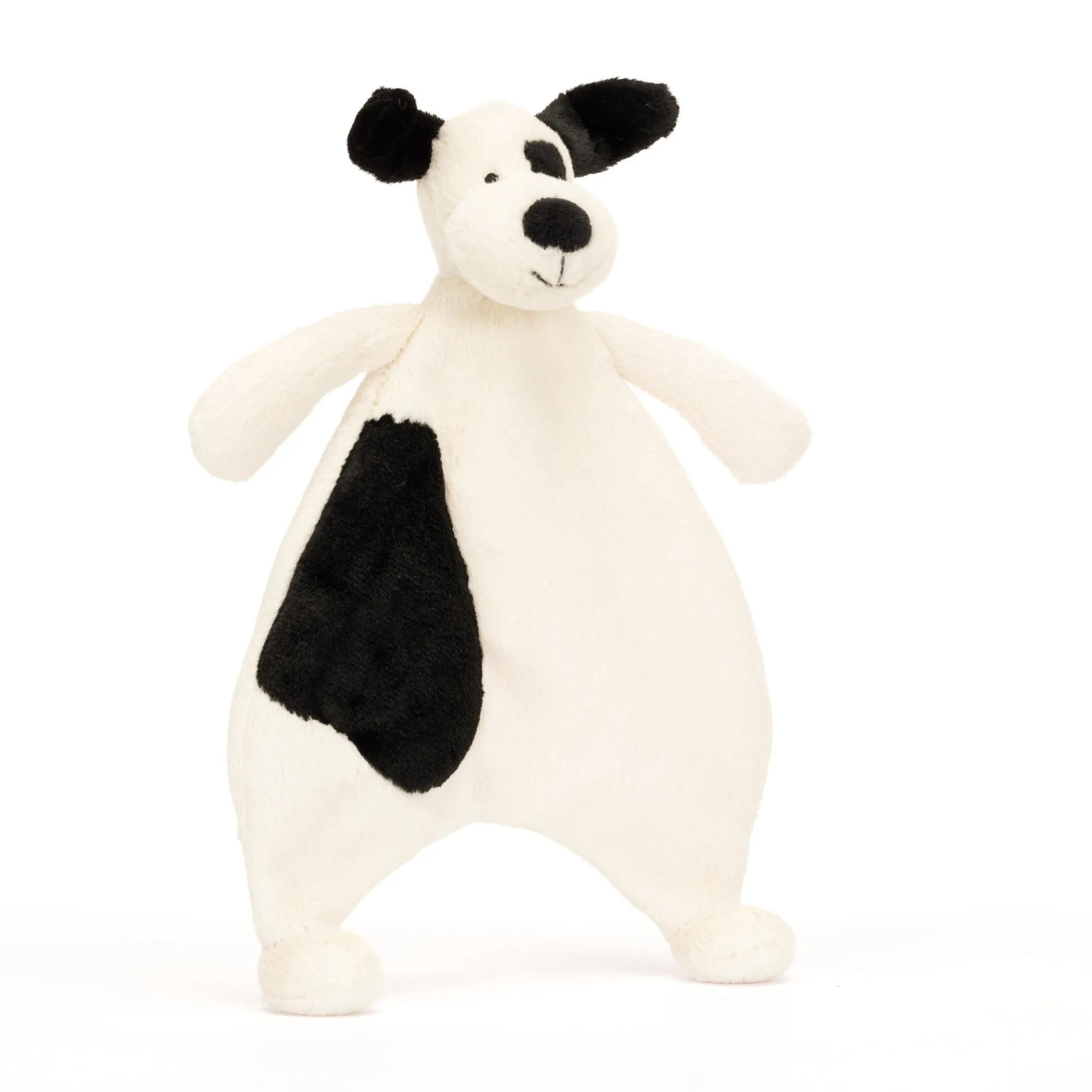 Jellycat Bashful Puppy Comforter - Black & Cream