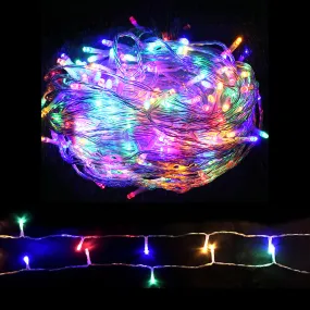 Jingle Jollys 100M Christmas String Lights 500LED Multi Colour