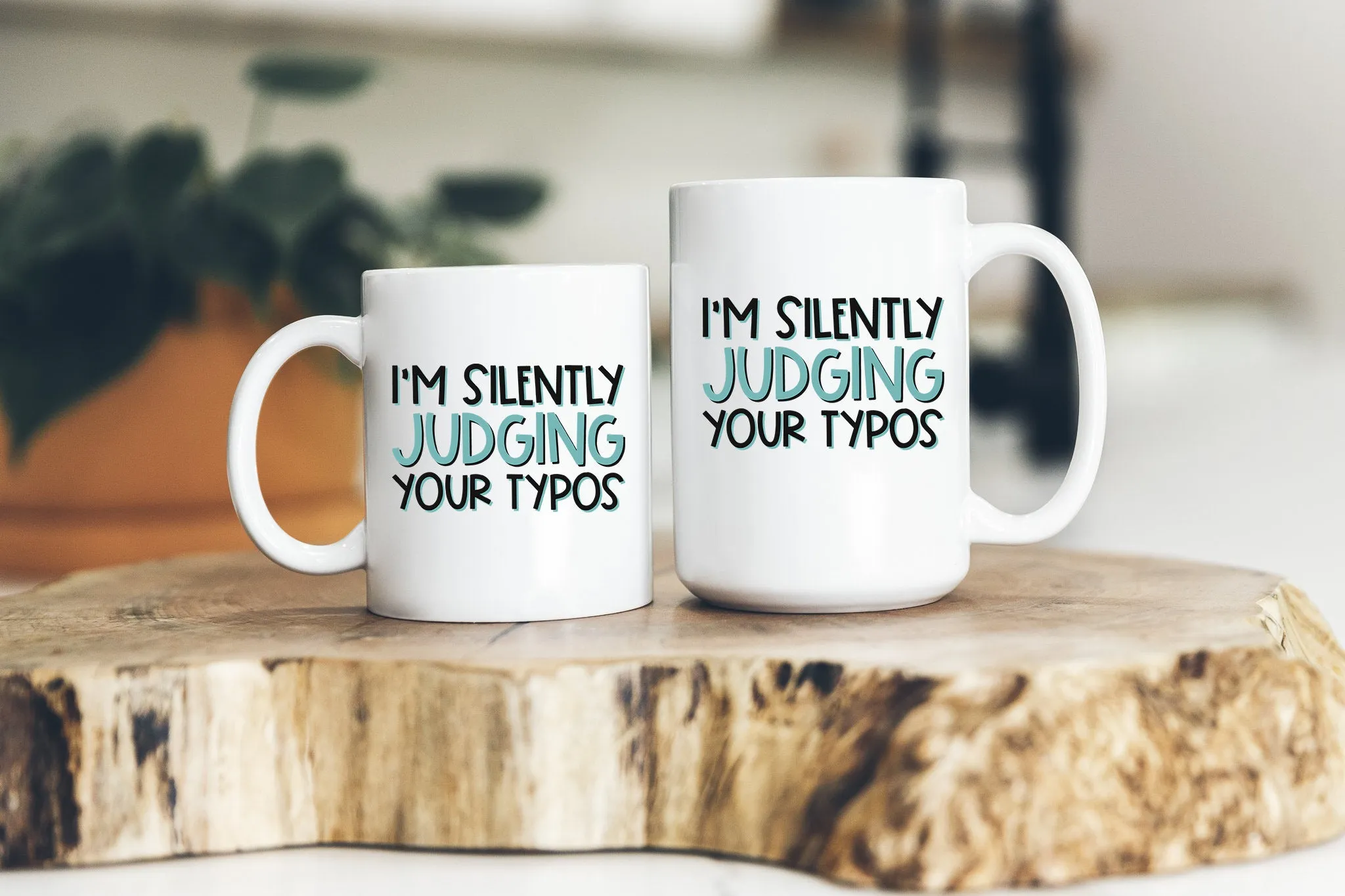 Judging Your Typos Mug Funny Grammar Coffee Cup Teacher Sarcastic Mug